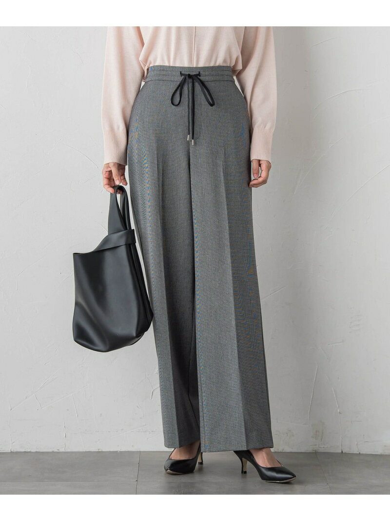 エクセレントウォーム裏起毛ワイドパンツ la.f... ラ・エフ パンツ その他のパンツ ブラック ホワイト ネイビー【送料無料】[Rakuten Fashion]