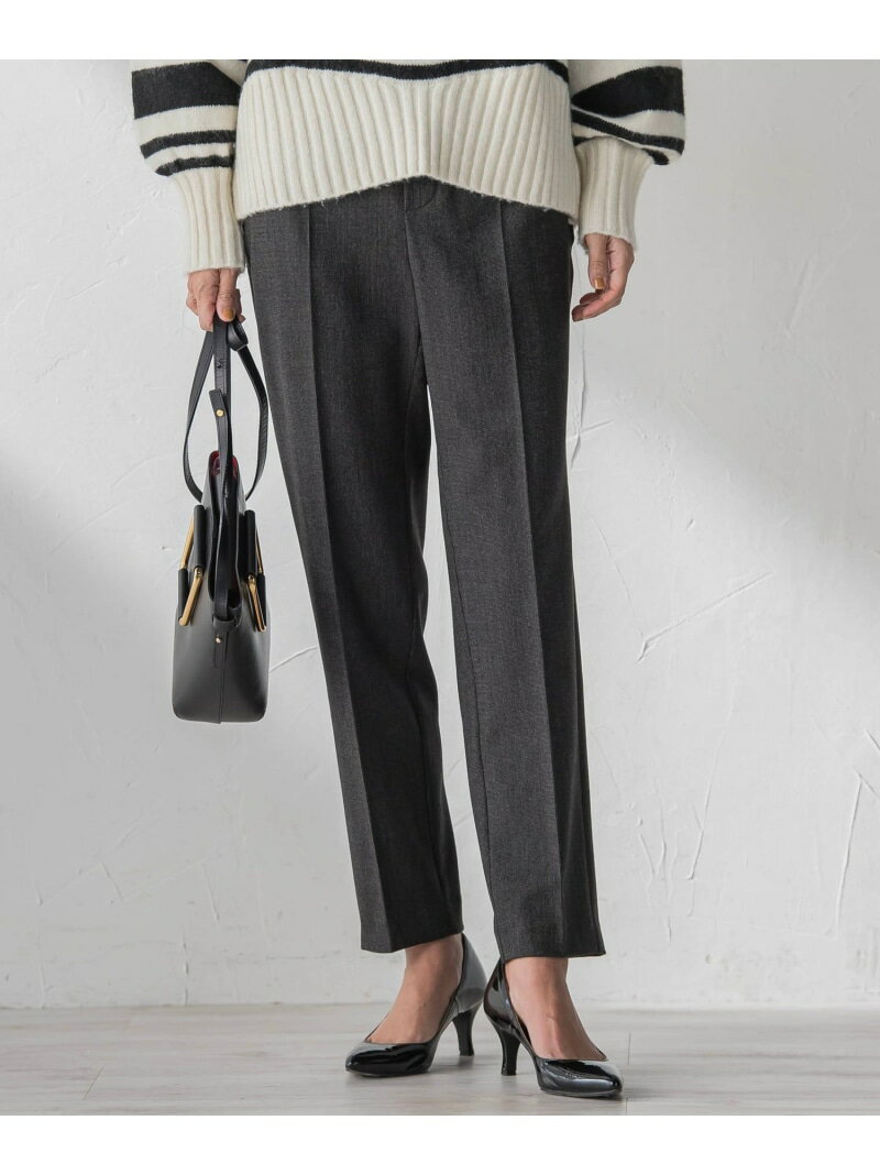【SALE／30%OFF】【大きいサイズ】両面起毛2WAYストレッチテーパードパンツ la.f... ラ・エフ パンツ その他のパンツ ブラック ホワイト【RBA_E】【送料無料】[Rakuten Fashion]