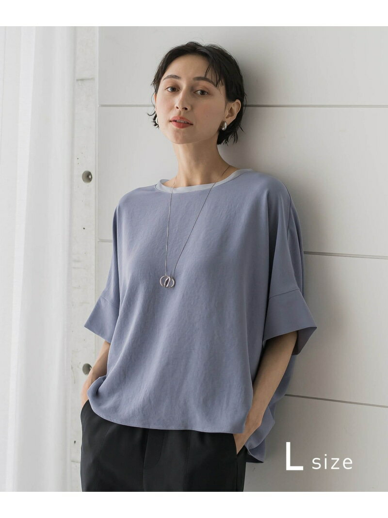 Rakuten - 【大きいサイズ】ハイストレッチカルゼ la.f... ラ・エフ トップス シャツ・ブラウス ホワイト ブラック グリーン【送料無料】[Rakuten Fashion]