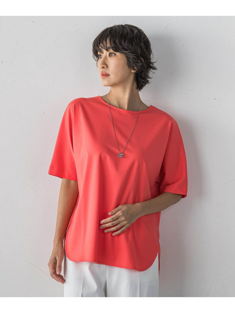 パーフェクトベアスムースカットソー la.f... ラ・エフ トップス カットソー・Tシャツ レッド【送料無料】[Rakuten Fashion]