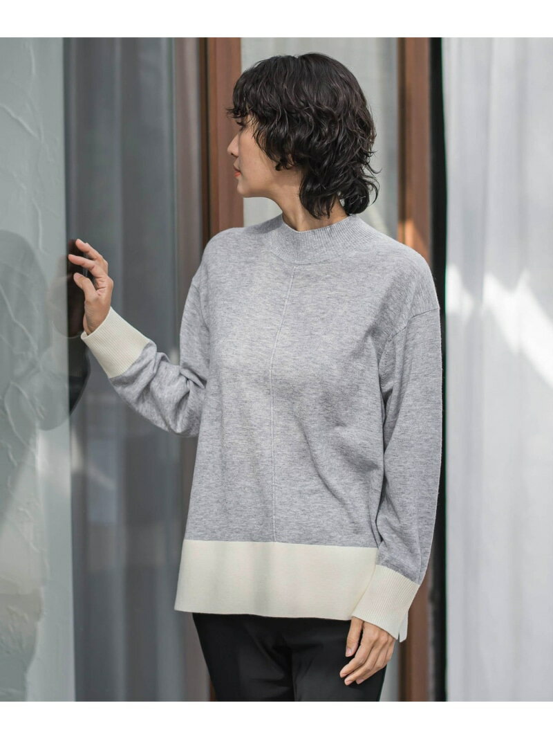 【SALE／15%OFF】【新色追加】ファインウールハイネックニット la.f... ラ・エフ トップス ニット ピンク グレー ホワイト ブルー ベージュ レッド イエロー【RBA_E】【送料無料】[Rakuten Fashion]