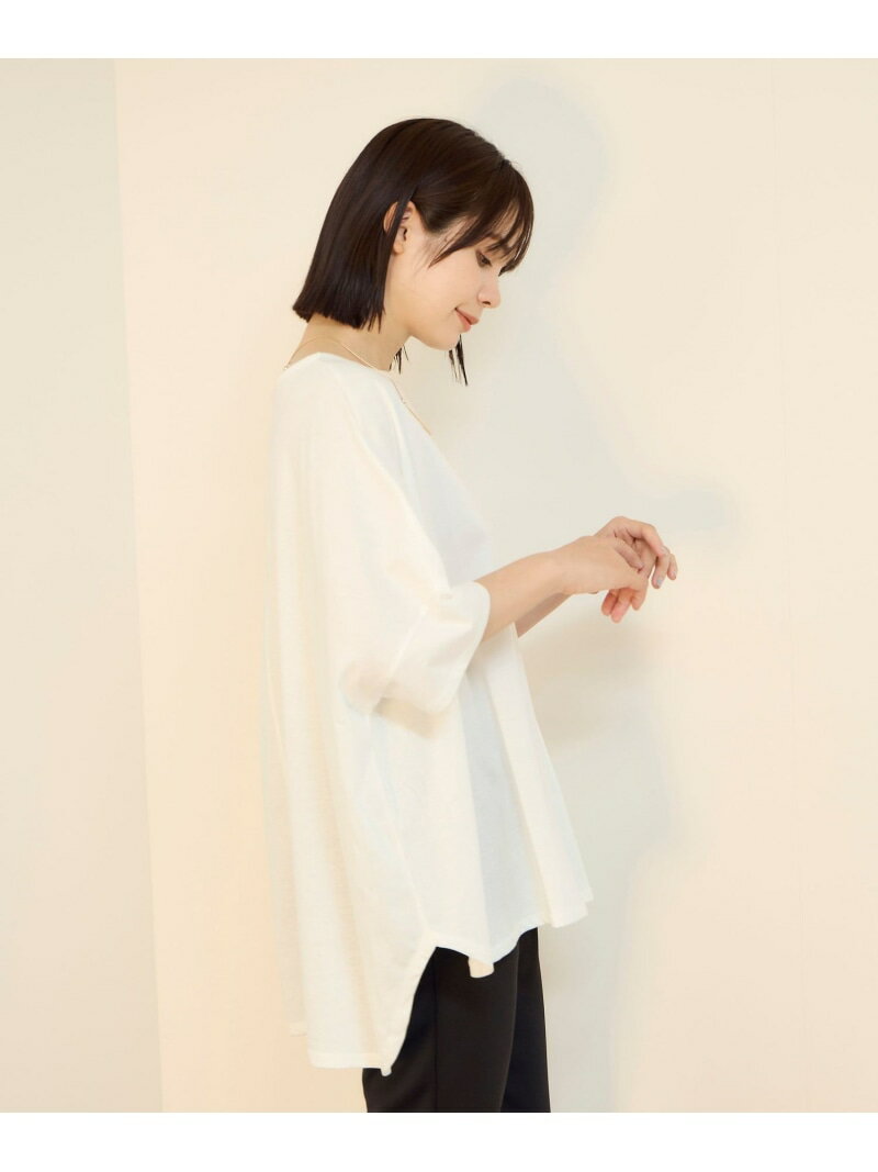 Rakuten - 【SALE／15%OFF】【機能するミニマル服】ポンチョTシャツ ketty ケティ トップス カットソー・Tシャツ ホワイト グレー ブラック【RBA_E】【送料無料】[Rakuten Fashion]