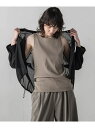 【SALE/50%OFF】MIXラメタンクトップ≪洗濯機で洗える≫ la.f... ラ・エフ トップス キャミソール カーキグリーン ブラック ホワイト【RBA...