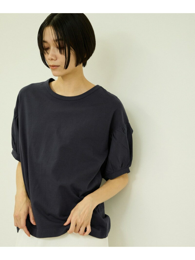 Rakuten - ボリュームスリーブプルオーバー VICKY ビッキー トップス カットソー・Tシャツ ネイビー ホワイト【送料無料】[Rakuten Fashion]