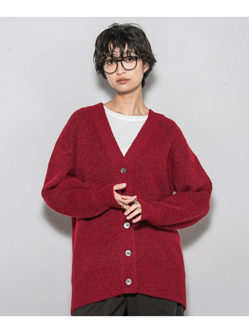 Rakuten - 【SALE／50%OFF】【新色追加】フラッフィーVネックニットカーディガン≪手洗い可能≫ MAYSON GREY メイソングレイ トップス カーディガン ホワイト グリーン グレー レッド ブラウン【RBA_E】【送料無料】[Rakuten Fashion]