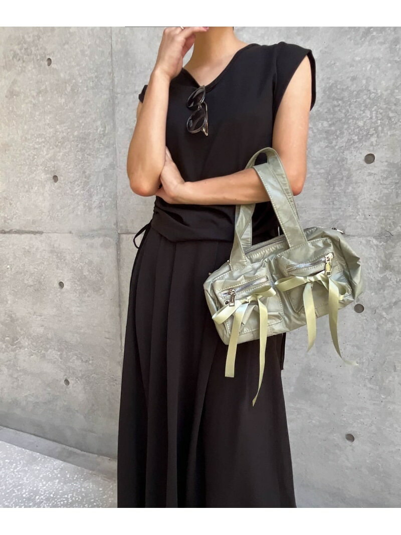 【SALE／50%OFF】【ENIM BY VICKY】ミリタリーリボンショルダーバック VICKY ビッキー バッグ その他のバッグ カーキグリーン ブラック【RBA_E】[Rakuten Fashion](4)