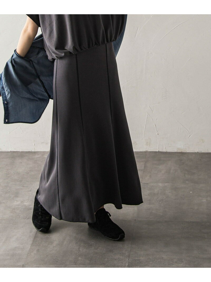 【SALE／10%OFF】とろみジャージーセミフレアスカート≪セットアップ対応≫ MAYSON GREY メイソングレイ スカート その他のスカート ブラック ブラウン グレー【RBA_E】【送料無料】[Rakuten Fashion]
