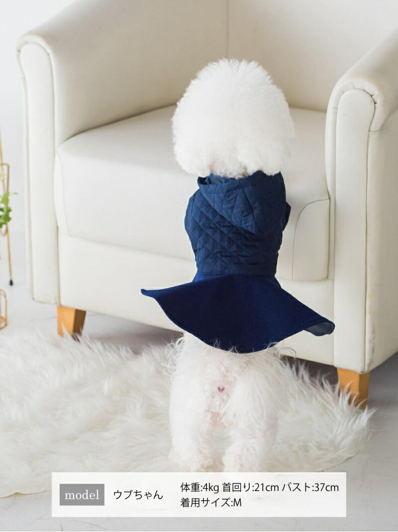 【SALE／10%OFF】【DOG WEAR】キルティングブルゾン QUEENS COURT クイーンズコート 生活雑貨 ペットグッズ その他 ブラック ネイビー【RBA_E】【送料無料】[Rakuten Fashion]