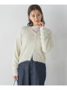 【SALE/30%OFF】フェザーニットカーディガン≪手洗い可能≫ LAUTREAMONT ロートレアモン トップス カーディガン ブラック ホワイト【RBA_...