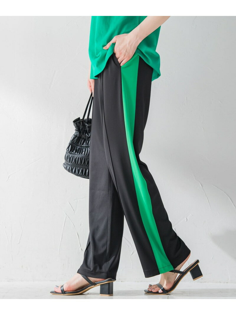 【SALE／60%OFF】【サイドのラインがアクセント】ラインパンツ《手洗い可能》 VICKY ビッキー パンツ その他のパンツ ブラック ネイビー グリーン【RBA_E】[Rakuten Fashion]のサムネイル
