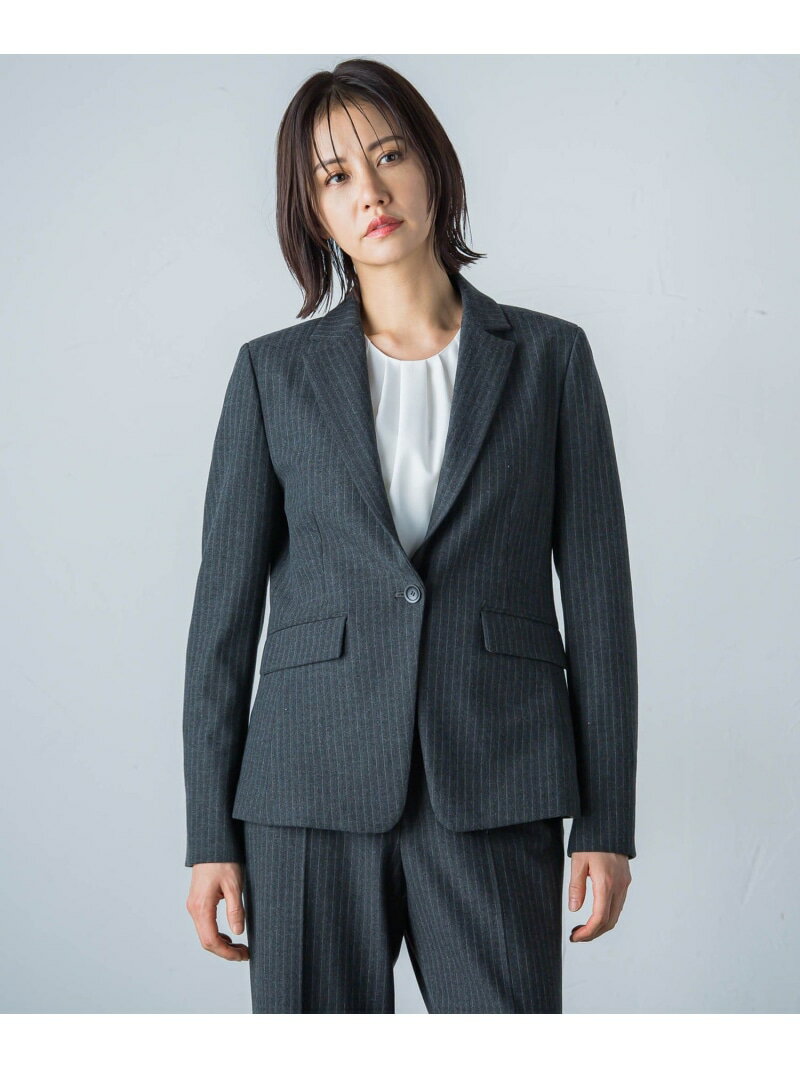 【SALE／50%OFF】両面起毛ヘリンボンジャケット LAUTREAMONT ロートレアモン ジャケット・アウター テーラードジャケット・ブレザー グレー ベージュ【RBA_E】【送料無料】[Rakuten Fashion]