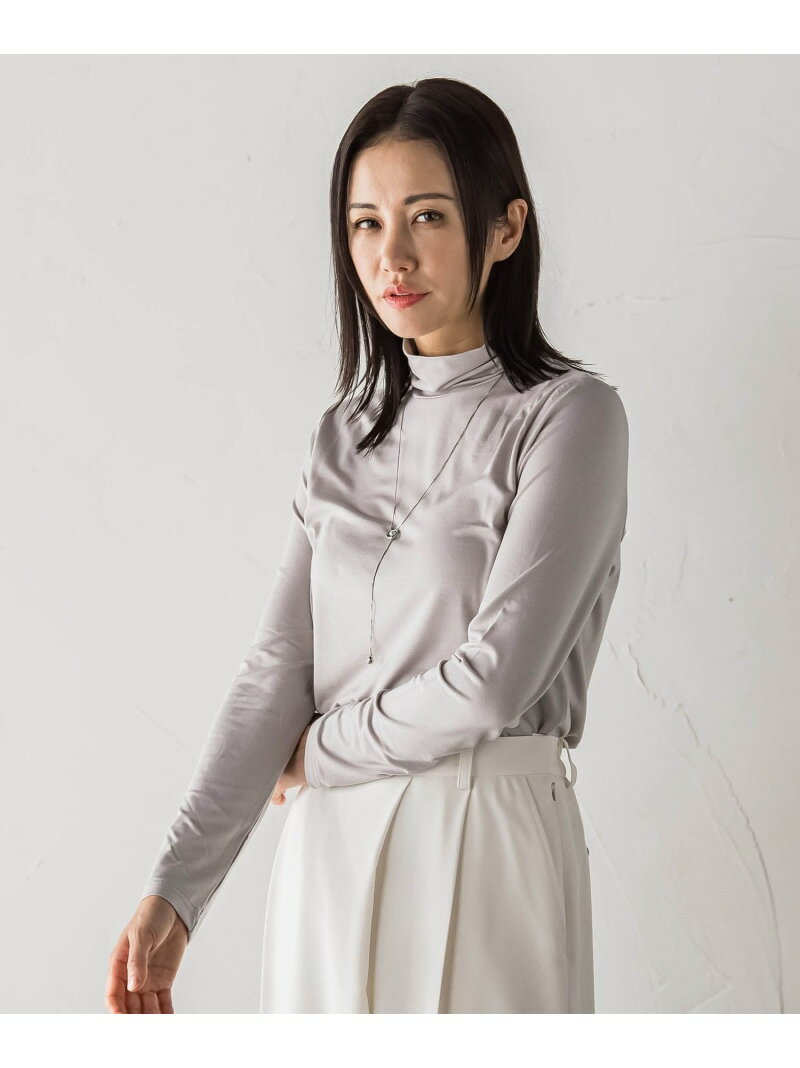 Rakuten - 【SALE／30%OFF】【WEB限定】吸湿発熱スムースタッチタートルカットソー LAUTREAMONT ロートレアモン トップス カットソー・Tシャツ ブラウン ブラック ホワイト ベージュ ブルー【RBA_E】【送料無料】[Rakuten Fashion]