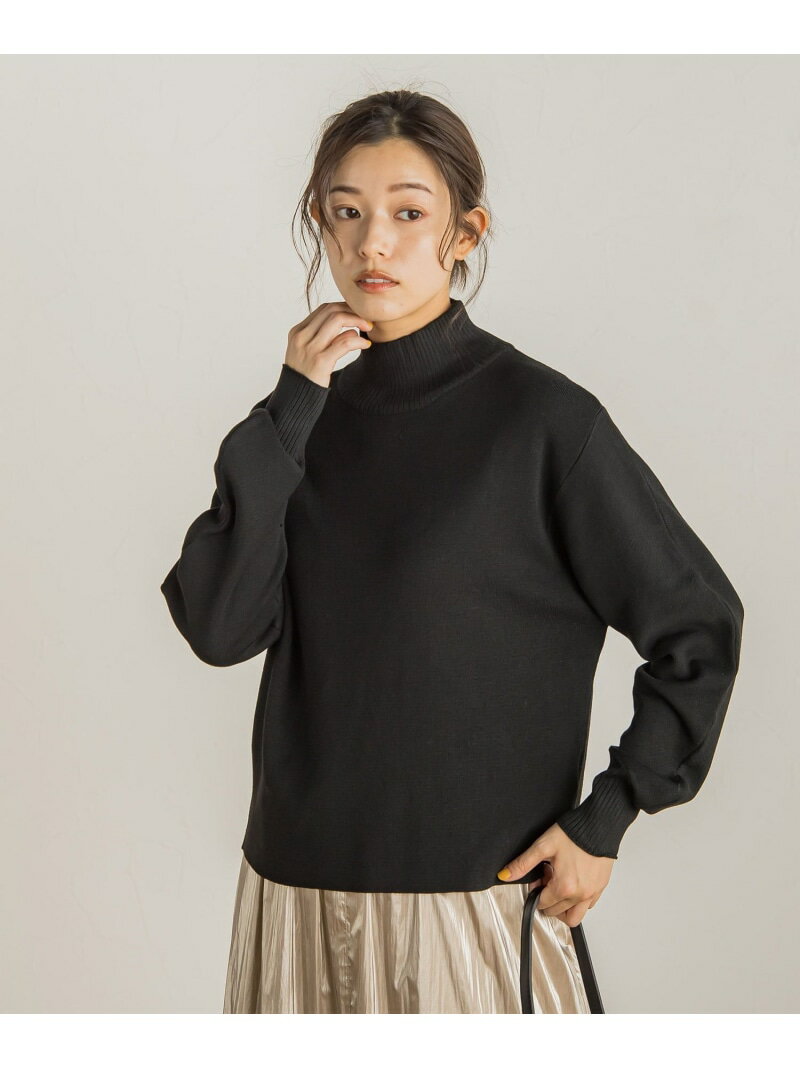 【SALE／10%OFF】【WEB限定】ハーフミラノバナナスリーブニット≪手洗い可能≫ Droite lautreamont ドロワット・ロートレアモン トップス ニット グレー ブラック ホワイト ピンク【RBA_E】【送料無料】[Rakuten Fashion]