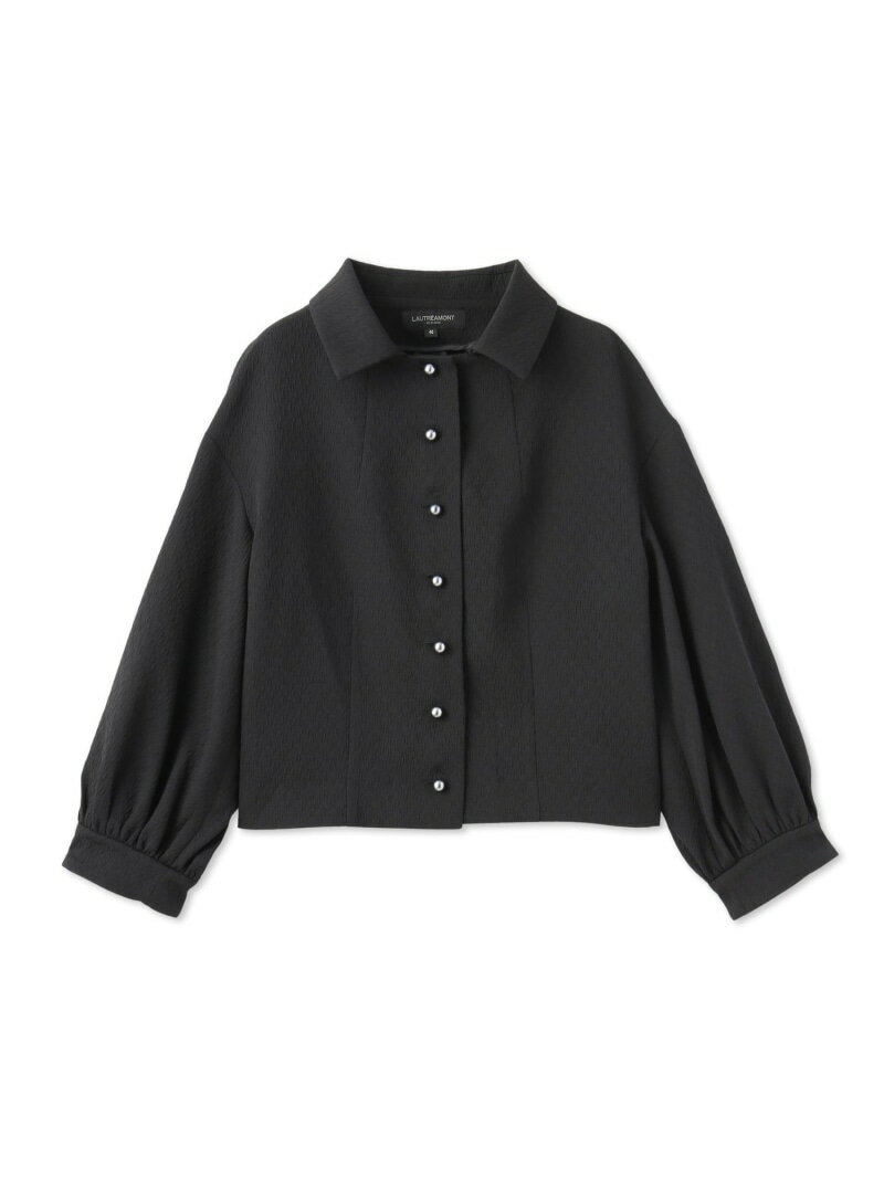 【SALE／50%OFF】ダイヤジャガードジャケット LAUTREAMONT DE CLASSE ロートレアモン ジャケット・アウター テーラードジャケット・ブレザー ブラック ホワイト【RBA_E】【送料無料】[Rakuten Fashion]