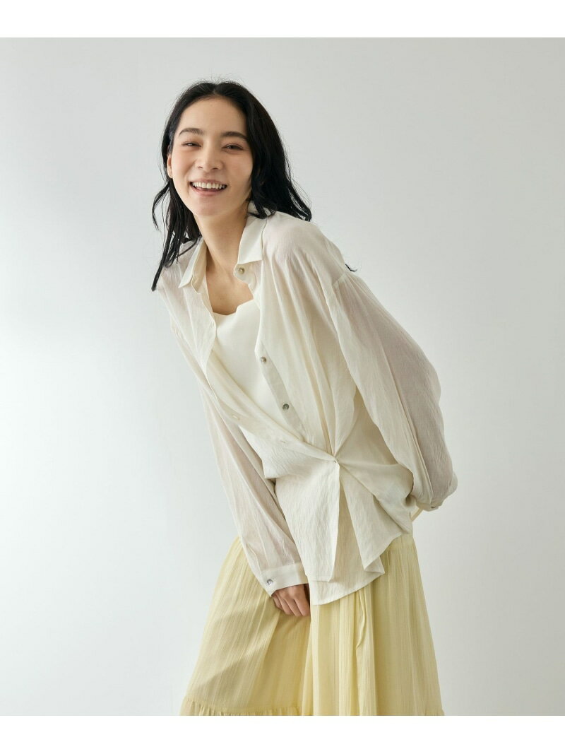 Rakuten - 【SALE／10%OFF】リネニーヴェールステンカラーブラウス QUEENS COURT クイーンズコート トップス シャツ・ブラウス ホワイト ブラック【RBA_E】【送料無料】[Rakuten Fashion]