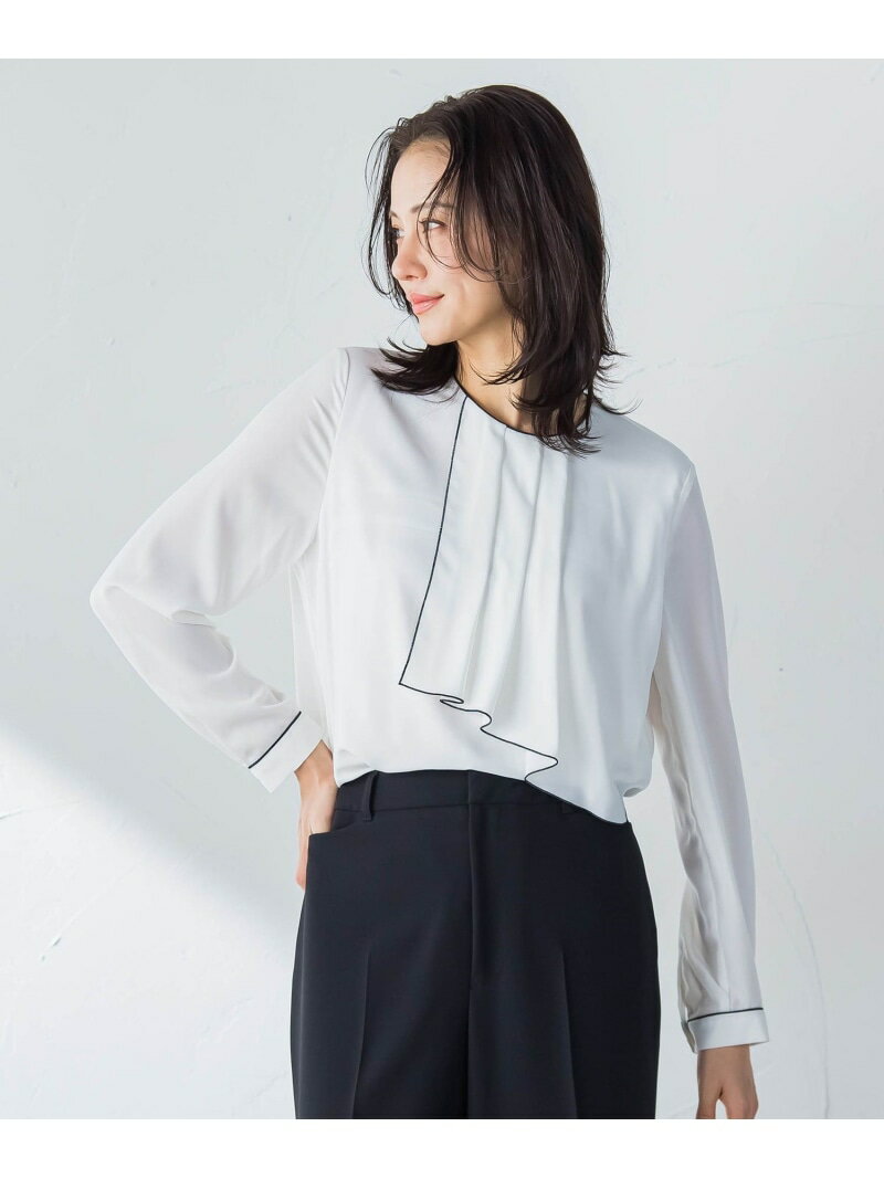 Rakuten - ラッフルブラウス LAUTREAMONT ロートレアモン トップス シャツ・ブラウス ホワイト【送料無料】[Rakuten Fashion]