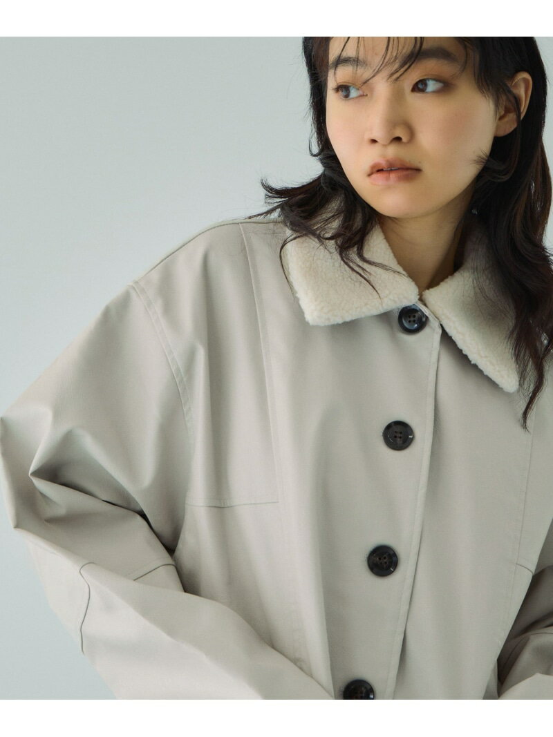 【SALE／40%OFF】ボアカラーフェイクレザーブルゾン VICKY ビッキー ジャケット・アウター テーラードジャケット・ブレザー ブラック ホワイト【RBA_E】【送料無料】[Rakuten Fashion] 2