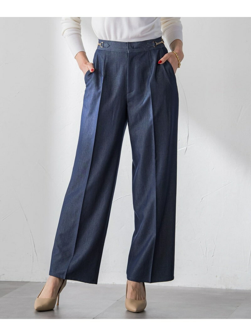【SALE／30%OFF】オーロララメデニムパンツ Viaggio Blu ビアッジョブルー パンツ ジーンズ・デニムパンツ ブルー ネイビー【RBA_E】【送料無料】[Rakuten Fashion]