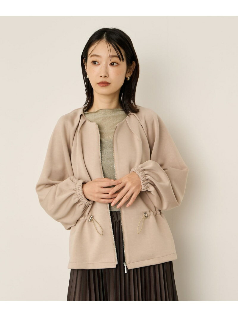 【SALE／15%OFF】ダンボールドローコードブルゾン≪手洗い可能≫ ketty ケティ ジャケット・アウター テーラードジャケット・ブレザー ブラック ベージュ【RBA_E】【送料無料】[Rakuten Fashion]