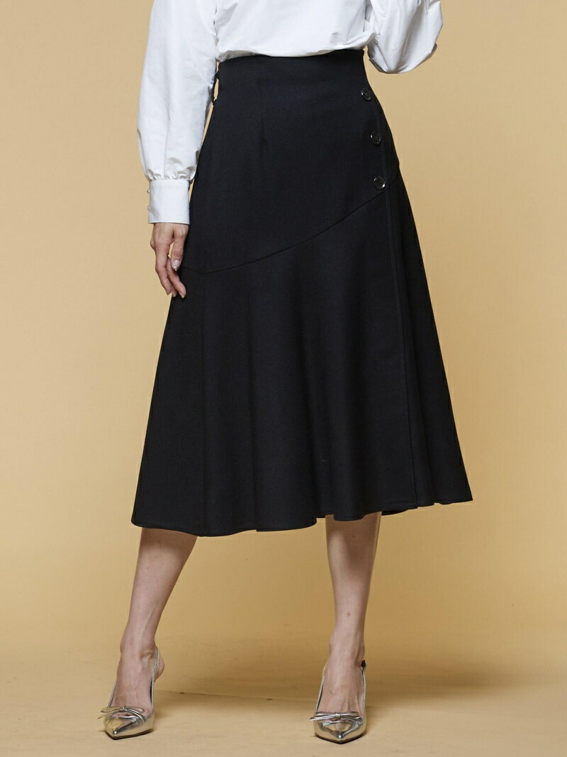 【SALE／50%OFF】NEWサスペンダー付スカート QUEENS COURT クイーンズコート スカート ロングスカート ブラック グリーン ブラウン【RBA_E】【送料無料】[Rakuten Fashion]