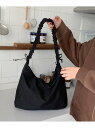 【ENIM BY VICKY】くしゅくしゅシャーリングショルダーバッグ VICKY ビッキー バッグ その他のバッグ グリーン ブラック ホワイト【送料無料】[...