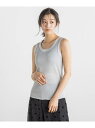 【SALE/10%OFF】ラメリブタンク≪手洗い可能≫ Droite lautreamont ドロワット・ロートレアモン トップス キャミソール ホワイト ブラ...