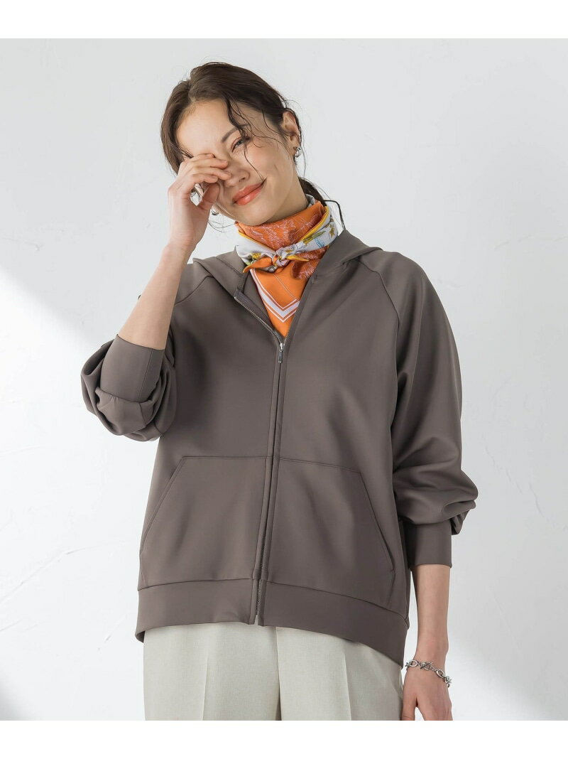【SALE／10%OFF】【WEB限定】≪真夏も活躍!≫サラっと快適 多機能ジップパーカー LAUTREAMONT ロートレアモン トップス カットソー・Tシャツ ネイビー カーキグリーン ベージュ【RBA_E】【送料無料】[Rakuten Fashion]