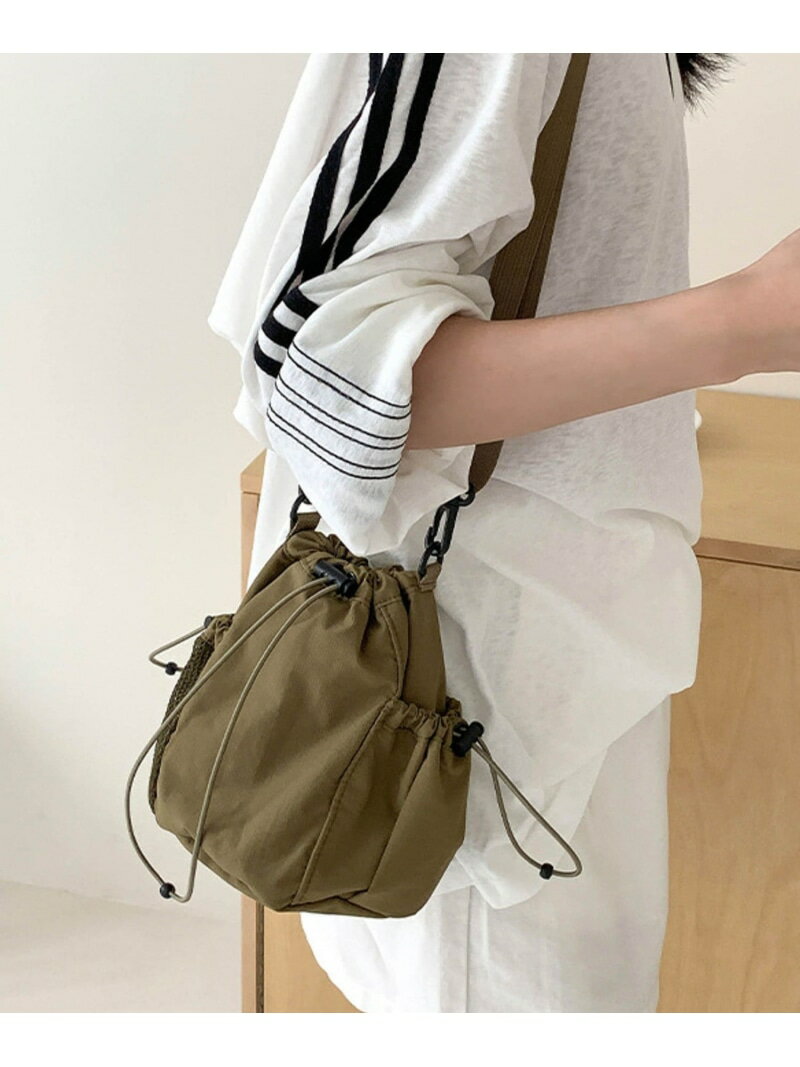 ミリタリー巾着ショルダーバッグVI...