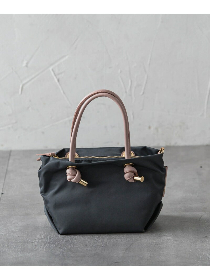 【WEB限定】【VIOLAd'ORO】ノットハンドルナイロントートXS BIANCA / V-219