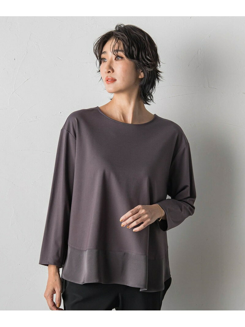Rakuten - 【SALE／10%OFF】パーフェクトベアスムースカットソー la.f... ラ・エフ トップス カットソー・Tシャツ グレー ホワイト【RBA_E】【送料無料】[Rakuten Fashion]