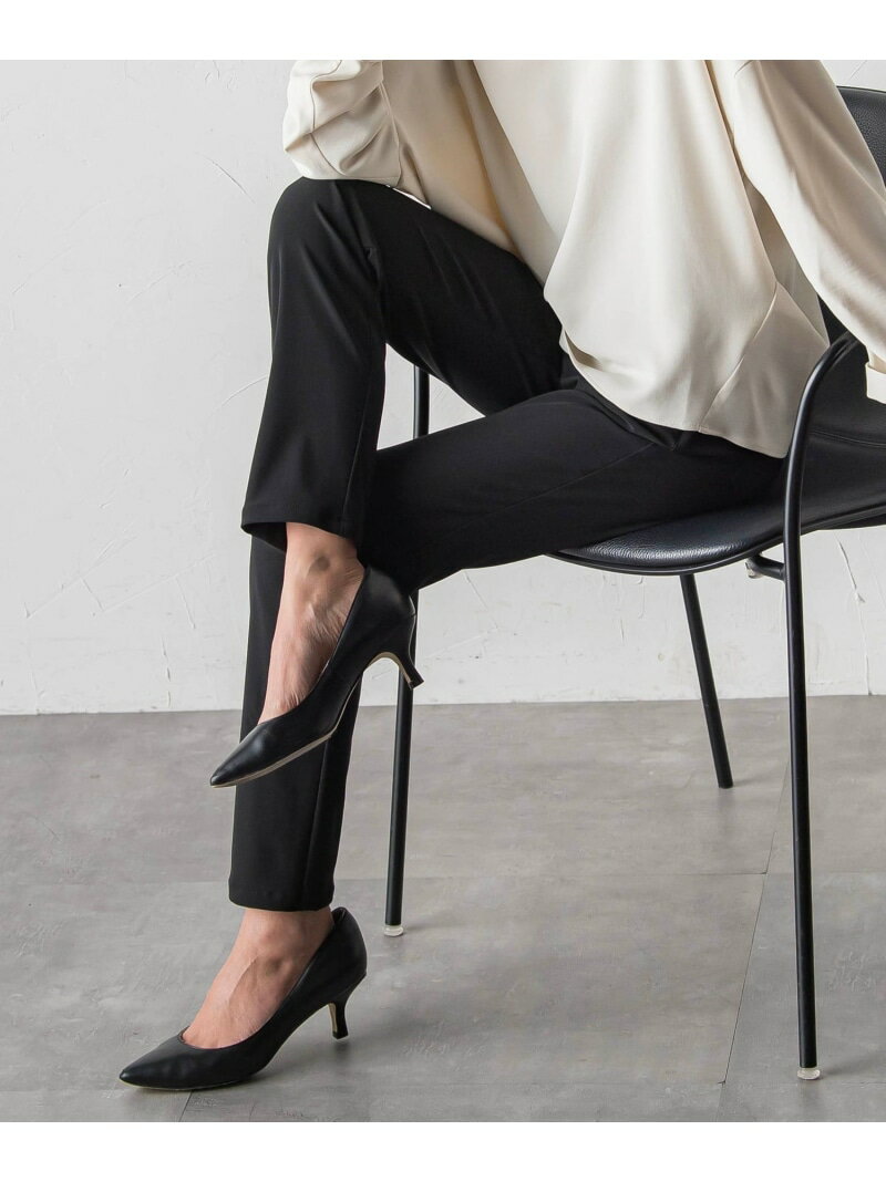 【WEB限定】"愛され定番"美脚レギパン la.f... ラ・エフ パンツ その他のパンツ ブラック ネイビー ベージュ【送料無料】[Rakuten Fashion]