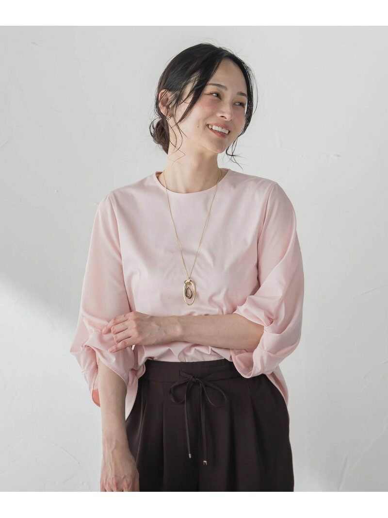 デザインスリーブプルオーバー LAUTREAMONT ロートレアモン トップス カットソー・Tシャツ ブラック ホワイト ピンク【送料無料】[Rakuten Fashion]