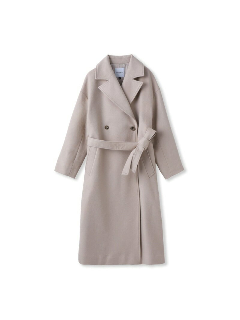 ウールカシミヤビーバーコート LAUTREAMONT DE CLASSE ロートレアモン ジャケット・アウター その他のジャケット・アウター ベージュ ブラック【送料無料】[Rakuten Fashion]