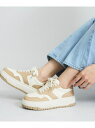 【SALE/50%OFF】配色デッキスニーカー VICKY ビッキー シューズ・靴 その他のシューズ・靴 ホワイト ベージュ【RBA_E】[Rakuten Fa...