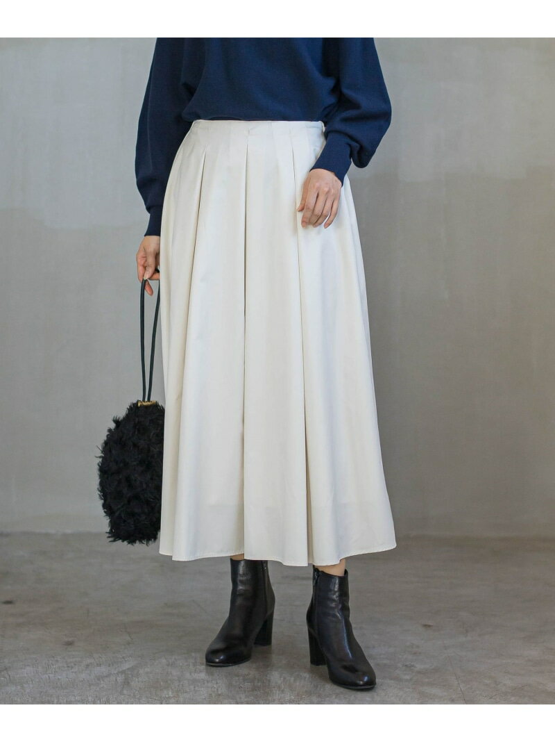 【SALE／15%OFF】タフタタックスカート≪洗濯機で洗える≫ Droite lautreamont ドロワット・ロートレアモン スカート その他のスカート レッド ホワイト ブラック【RBA_E】【送料無料】[Rakuten Fashion]