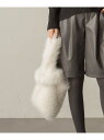 【SALE/40%OFF】【ENIM BY VICKY】フェイクファートートバッグ VICKY ビッキー バッグ その他のバッグ グレー ホワイト【RBA_E】...