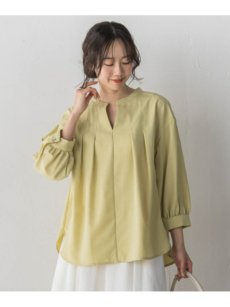Rakuten - 【SALE／10%OFF】【WEB限定】タンブラーブッチャーブラウス Droite lautreamont ドロワット・ロートレアモン トップス シャツ・ブラウス ベージュ グリーン ブルー【RBA_E】【送料無料】[Rakuten Fashion]