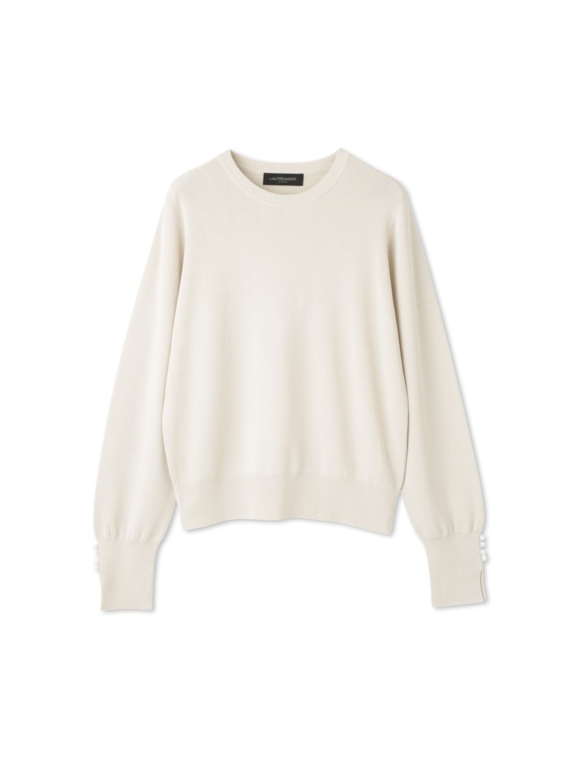 【SALE／30%OFF】ドルマンスリーブプルオーバー≪手洗い可能≫ LAUTREAMONT DE CLASSE ロートレアモン トップス ニット ネイビー ホワイト グリーン ピンク【RBA_E】【送料無料】[Rakuten Fashion]