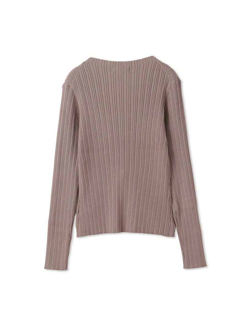 【SALE／50%OFF】ランダムリブニット LAUTREAMONT DE CLASSE ロートレアモン トップス ニット ブラウン ネイビー【RBA_E】【送料無料】[Rakuten Fashion]
