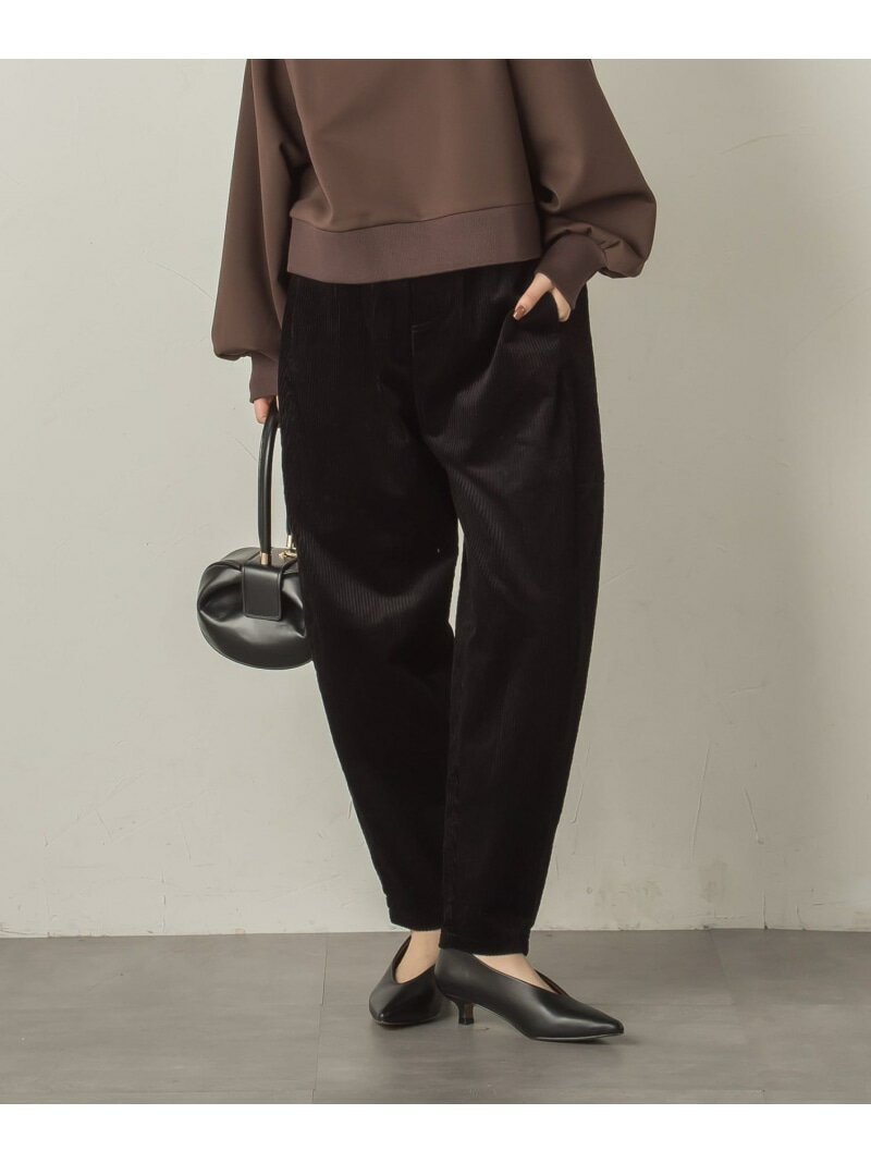 Rakuten - 【SALE／50%OFF】ストレッチコールコクーンワイドパンツ≪手洗い可能≫ VICKY ビッキー パンツ その他のパンツ グレー ブラック【RBA_E】【送料無料】[Rakuten Fashion]