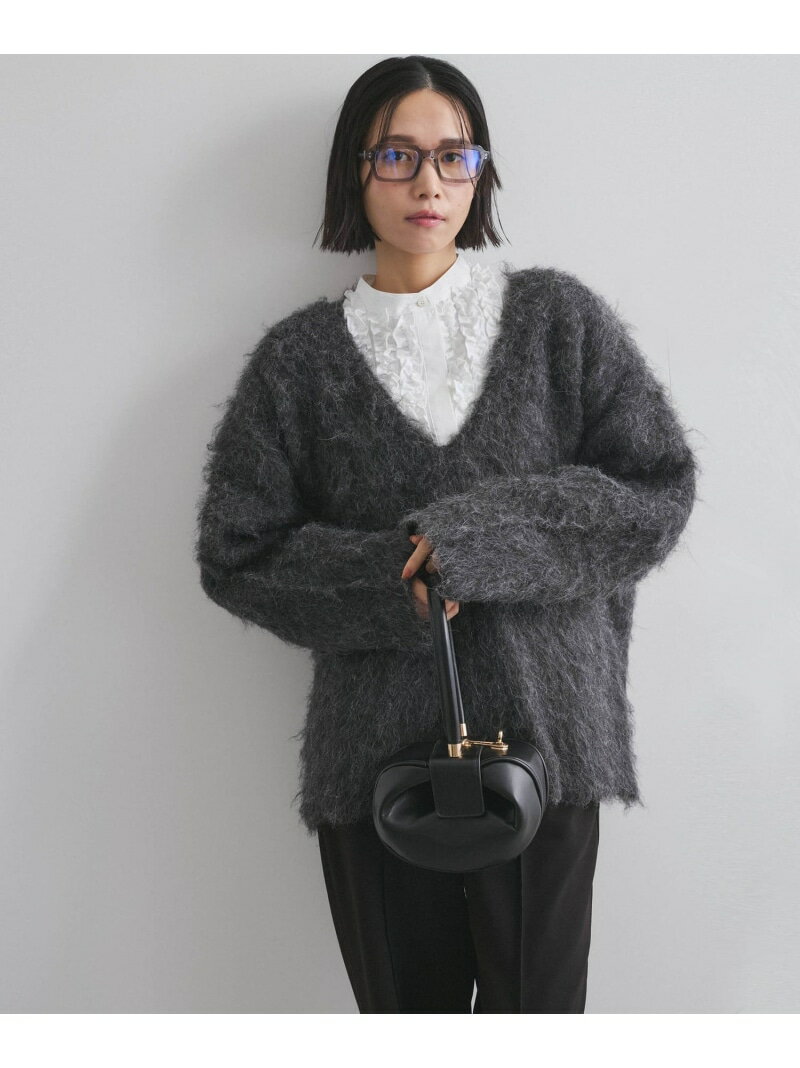 Rakuten - 【SALE／60%OFF】ブークレシャギーニットVネックプルオーバー≪手洗い可能≫ VICKY ビッキー トップス ニット グレー オレンジ ブルー【RBA_E】[Rakuten Fashion]