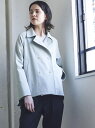 【SALE／50%OFF】ファンクショナルオックスジャケット＜洗濯機で洗える/UVカット/吸水速乾＞ la.f... ラ・エフ ジャケット・アウター テーラードジャケット・ブレザー グリーン ホワイト ベー…