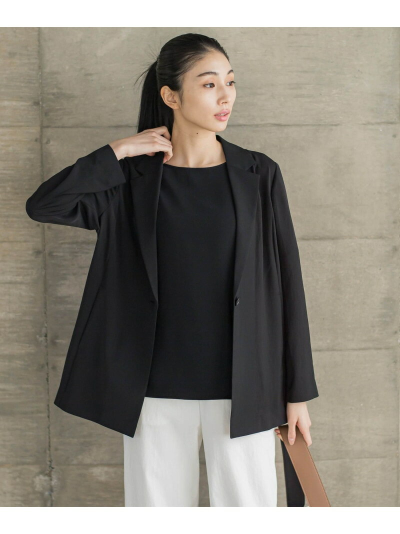 【SALE／50%OFF】KIRERIストレッチジャケットセットアップ対応/≪洗濯機で洗える/機能性素材≫ la.f... ラ・エフ ジャケット・アウター テーラードジャケット・ブレザー カーキグリーン ブラック グレー【RBA_E】【送料無料】[Rakuten Fashion]