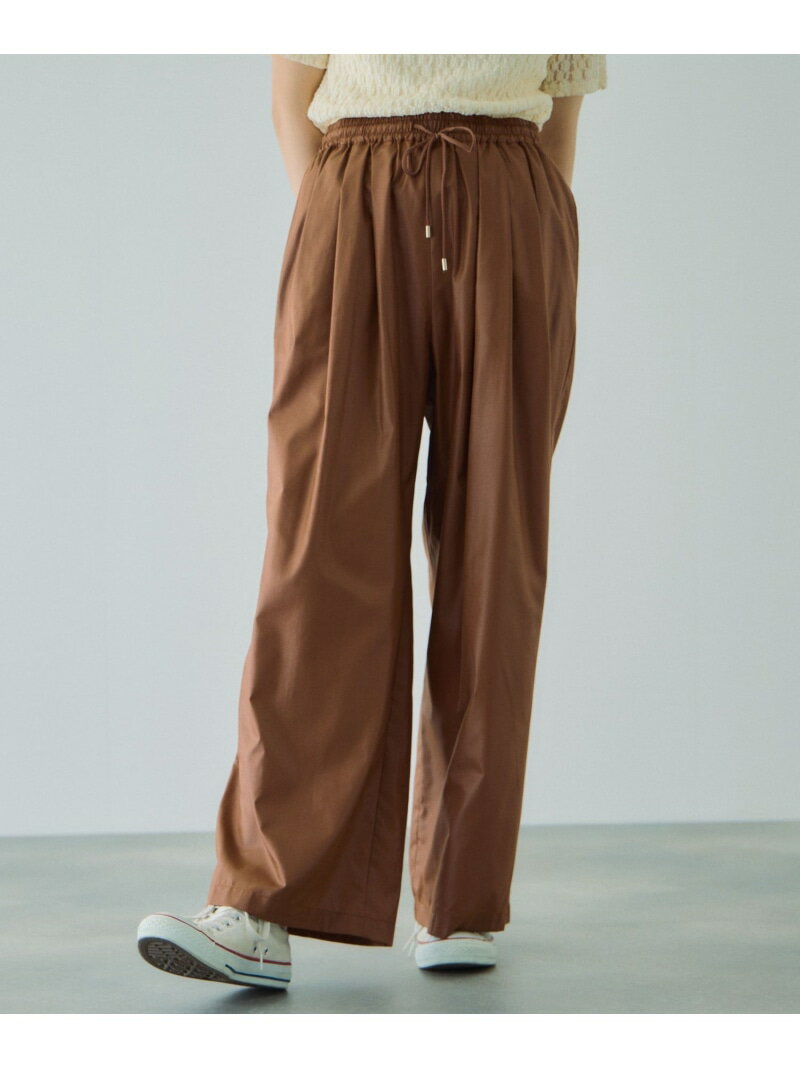 【SALE／20%OFF】シアーレザー調イージーテーパードパンツ≪手洗い可能≫ VICKY ビッキー パンツ その他のパンツ ブラック ブラウン【RBA_E】【送料無料】[Rakuten Fashion]