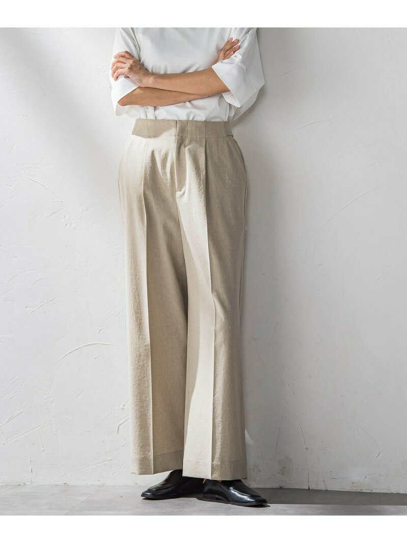 Rakuten - 【SALE／40%OFF】ドライシャンタンワイドパンツ≪洗濯機で洗える≫ la.f... ラ・エフ パンツ その他のパンツ ベージュ ブラック カーキグリーン【RBA_E】【送料無料】[Rakuten Fashion]