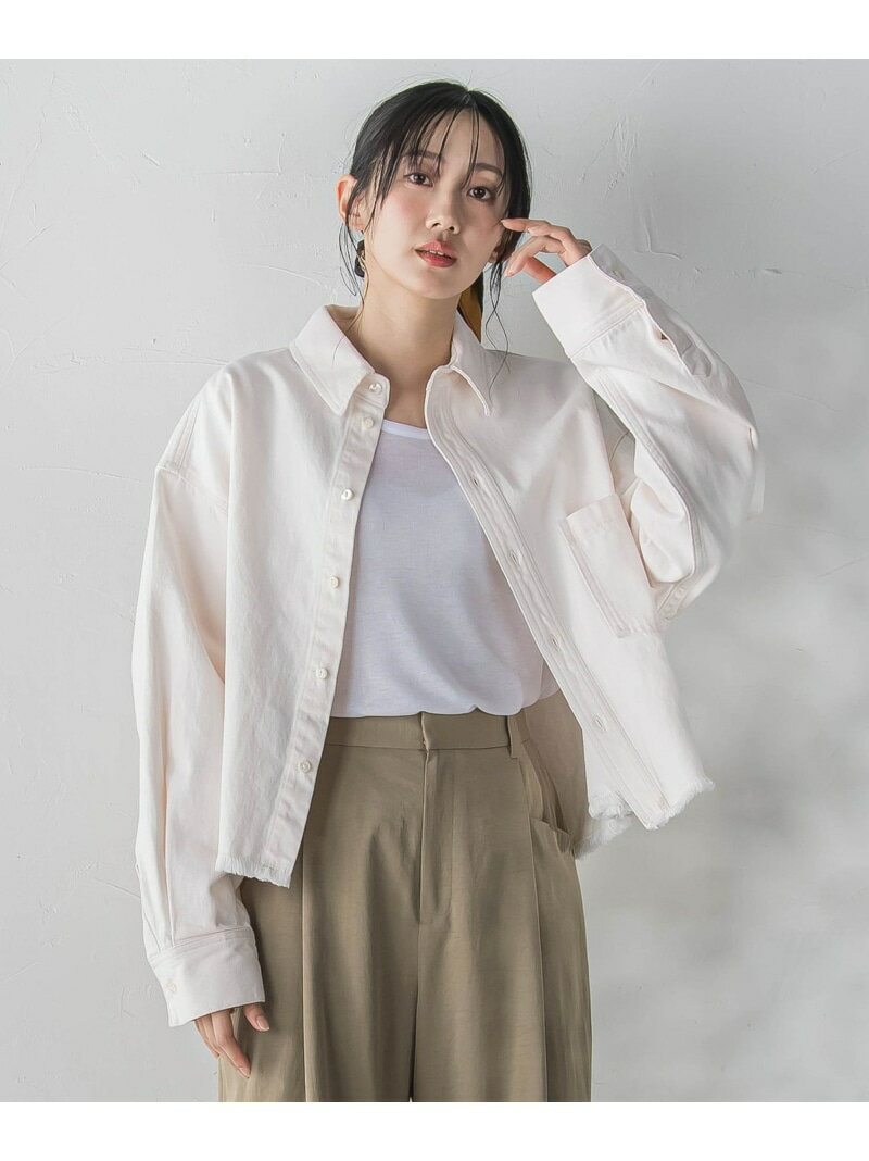 デニムシャツジャケット Droite lautreamont ドロワット・ロートレアモン ジャケット・アウター テーラードジャケット・ブレザー ピン..