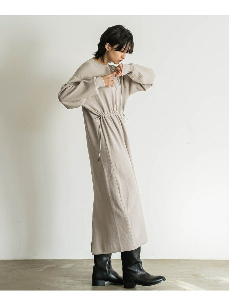 【SALE／50%OFF】ウエストドロストニットワンピース≪手洗い可能≫ MAYSON GREY メイソングレイ ワンピース・ドレス ワンピース ベージュ ブルー ブラック【RBA_E】【送料無料】[Rakuten Fashion]