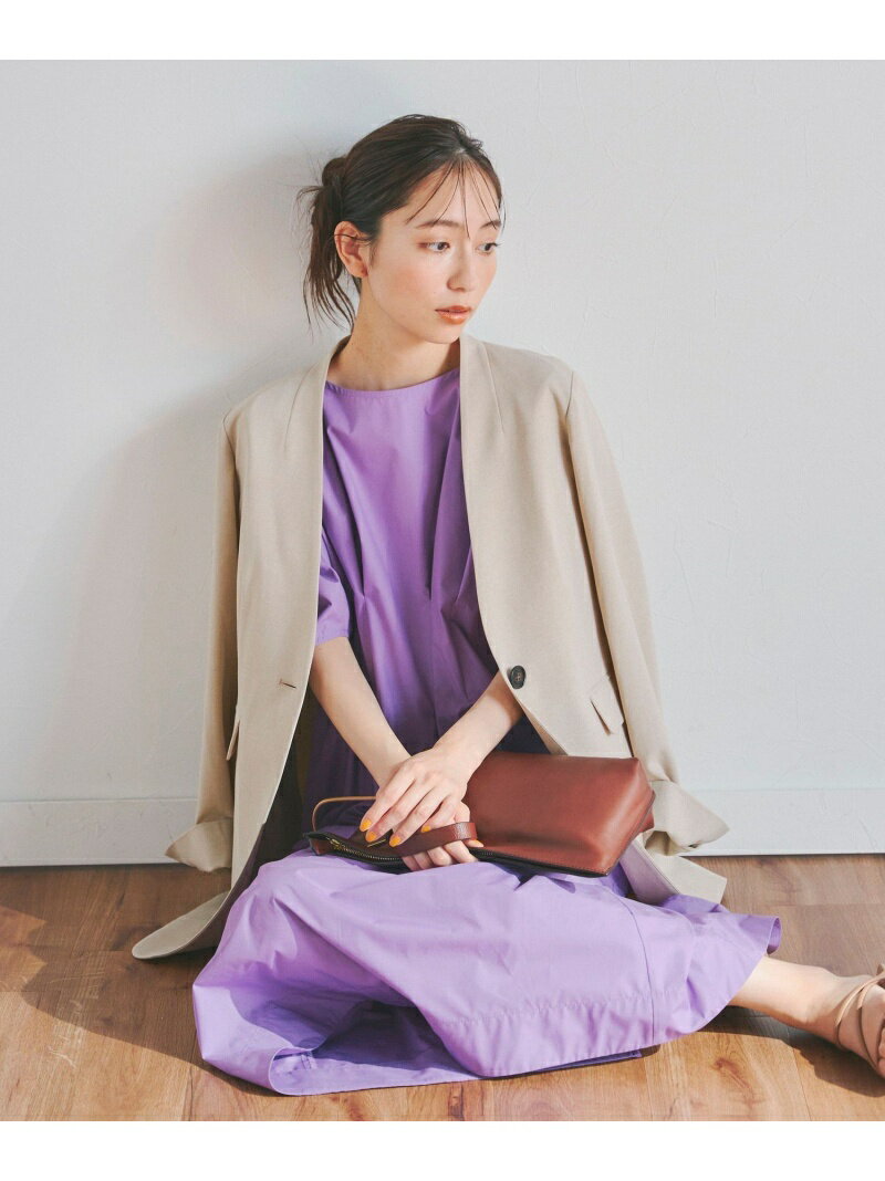 【SALE／40%OFF】ReflaxポリエステルCANAPAジャケット Droite lautreamont ドロワット・ロートレアモン ジャケット・アウター テーラードジャケット・ブレザー ベージュ ブラック【RBA_E】【送料無料】[Rakuten Fashion]のサムネイル