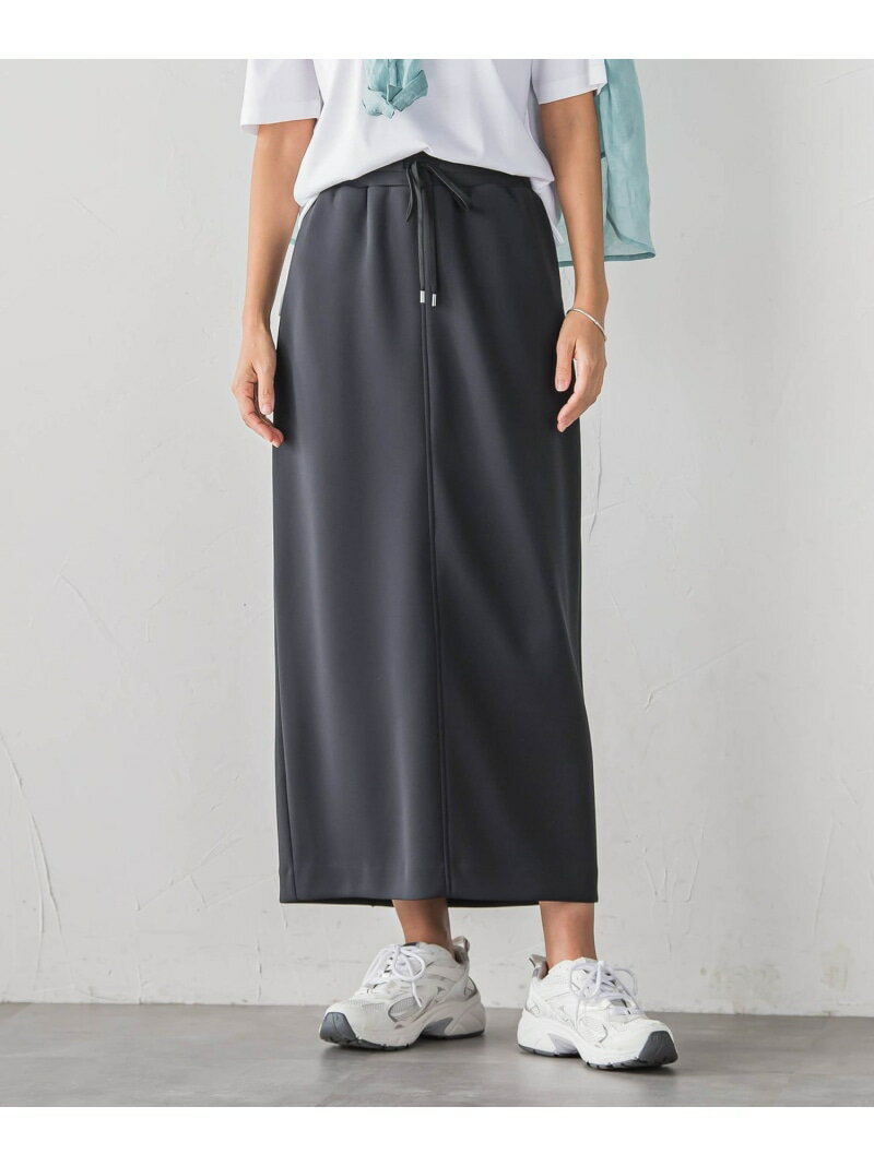 ハイストレッチダンボールスカート la.f... ラ・エフ スカート その他のスカート カーキグリーン ブラック【送料無料】[Rakuten Fashion]