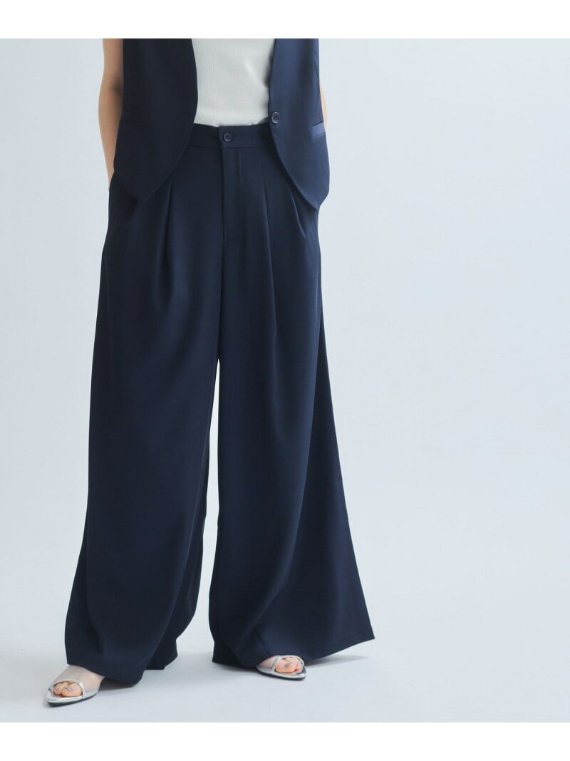 【SALE／50%OFF】タックフレアパンツ≪手洗い可能≫ ketty ケティ パンツ その他のパンツ ネイビー ブラック グレー【RBA_E】【送料無料】[Rakuten Fashion]